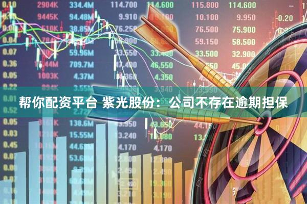 帮你配资平台 紫光股份：公司不存在逾期担保