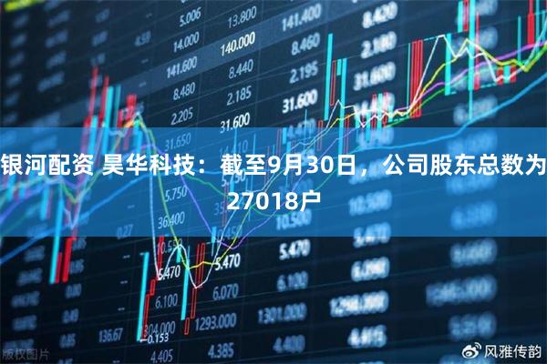 银河配资 昊华科技：截至9月30日，公司股东总数为27018户